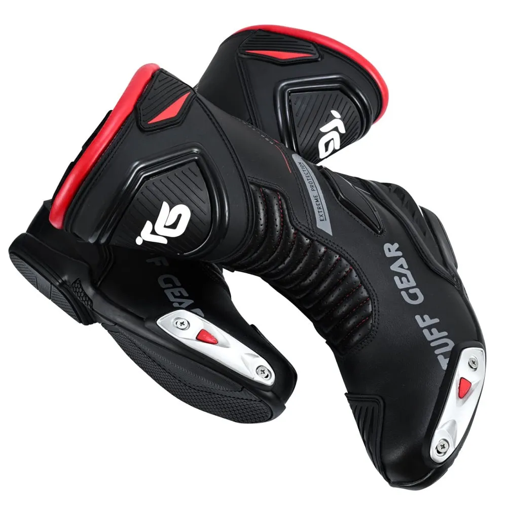 Tuff Gear Motorcycle Waterproof Sport Racing Boots - Racing 4