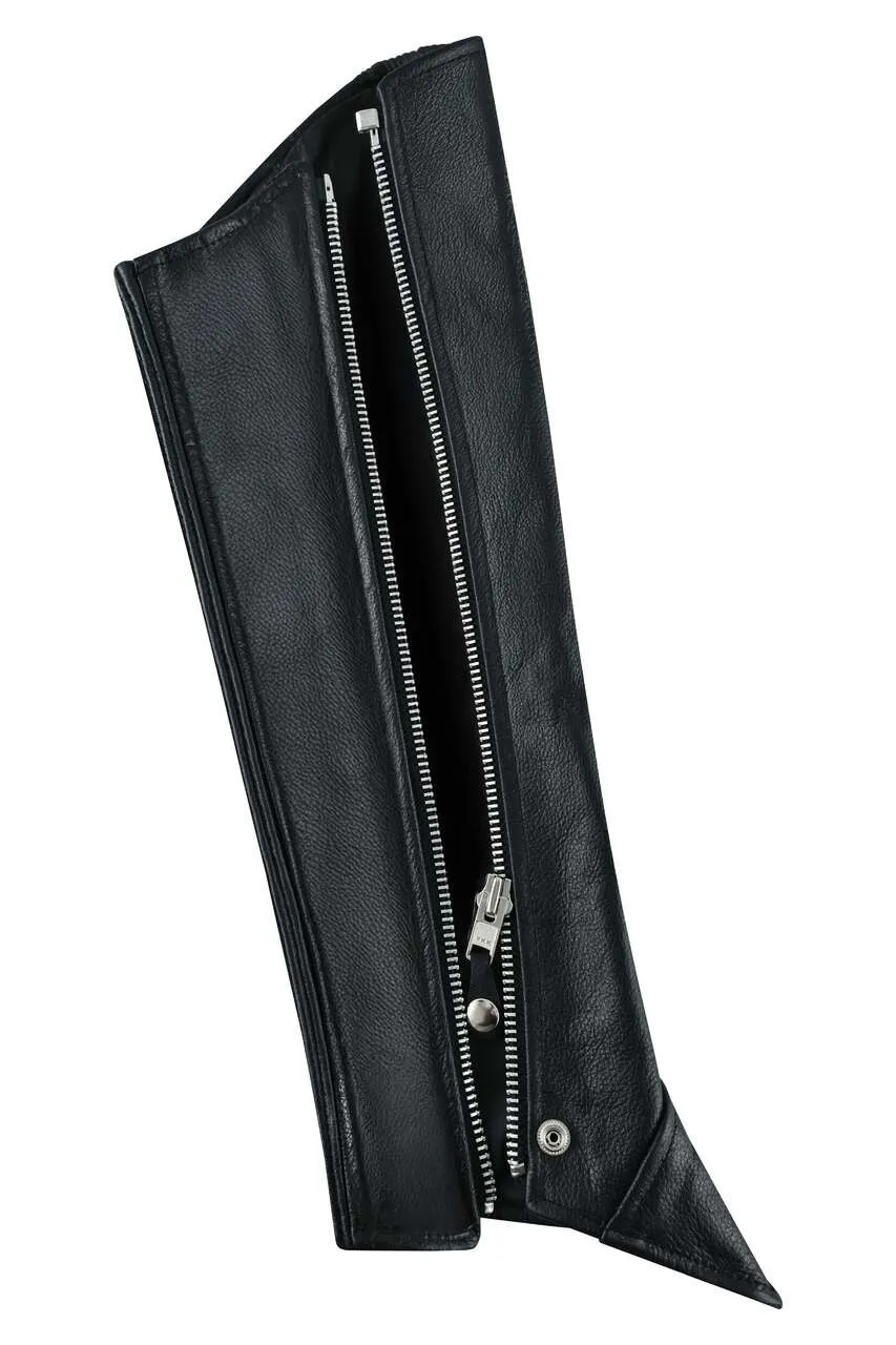 Women's Buffalo Milled Half Leather Chaps